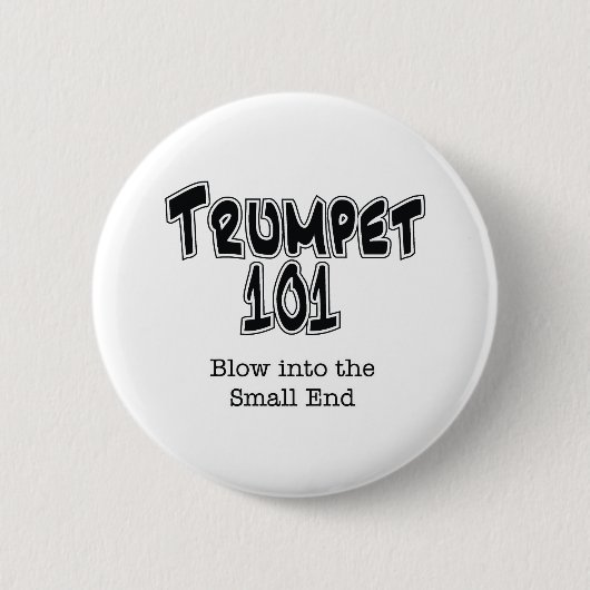 Badge Rond 5 Cm Trompette 101 (Devant)