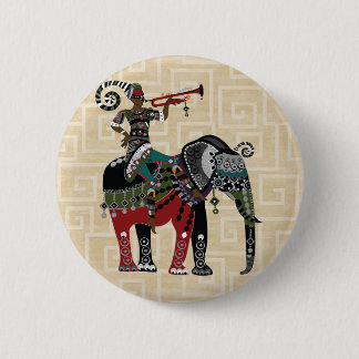 Badge Rond 5 Cm Trompettiste