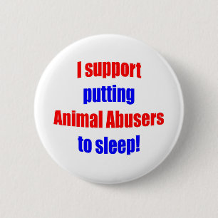 Badge Rond 5 Cm Trompeurs animaux mis pour dormir