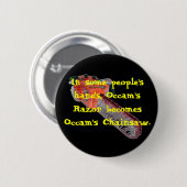 Badge Rond 5 Cm tronçonneuse (Devant & derrière)