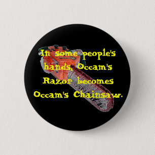 Badge Rond 5 Cm tronçonneuse