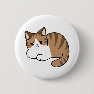 Badge Rond 5 Cm Trop Cool pour s'occuper, trop paresseux pour boug