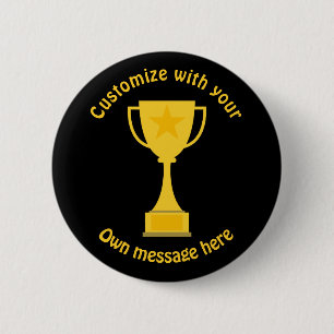 Badge Rond 5 Cm Trophée classique