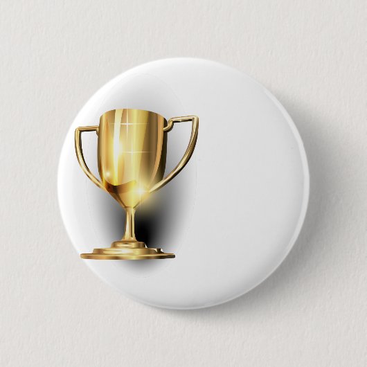 Badge Rond 5 Cm Trophée d'or (Devant)