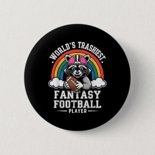 Badge Rond 5 Cm Trophée du perdant de football fantastique Dernièr