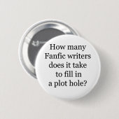 Badge Rond 5 Cm Trou de complot (Devant & derrière)