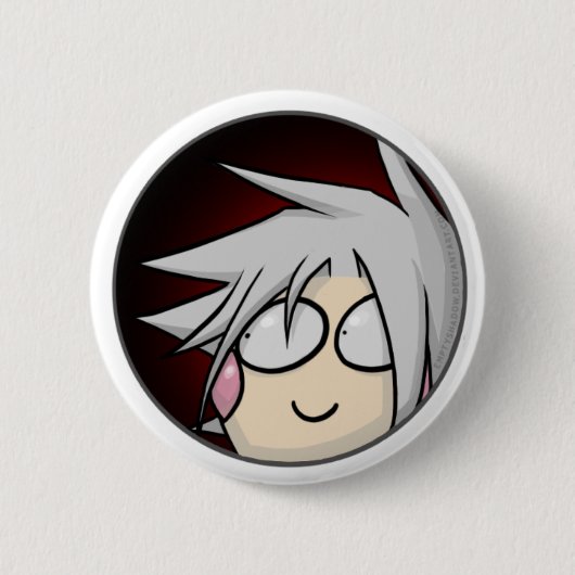 Badge Rond 5 Cm trou-marionnette-bouton (Devant)