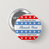 Badge Rond 5 Cm Troupes de Merci (Devant & derrière)