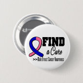 Badge Rond 5 Cm Trouver un traitement masculin Sensibilisation au  (Devant & derrière)