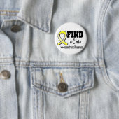 Badge Rond 5 Cm Trouver une sensibilisation à l'endométriose guéri (En situation)