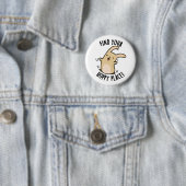 Badge Rond 5 Cm Trouver Votre Endroit Hoppy Funny Rabbit Pun (En situation)