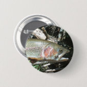 Badge Rond 5 Cm Truite arc-en-ciel (Devant & derrière)