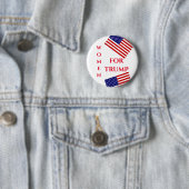 BADGE ROND 5 CM TRUMP 2020 (En situation)