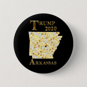 BADGE ROND 5 CM TRUMP 2020 ARKANSAS
