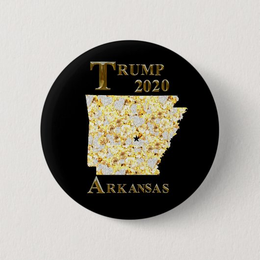 BADGE ROND 5 CM TRUMP 2020 ARKANSAS (Devant)
