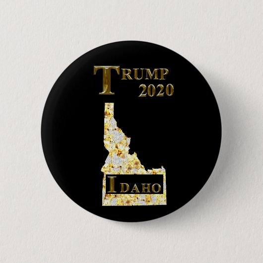 BADGE ROND 5 CM TRUMP 2020 IDAHO (Devant)