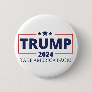 Badge Rond 5 Cm Trump 2024