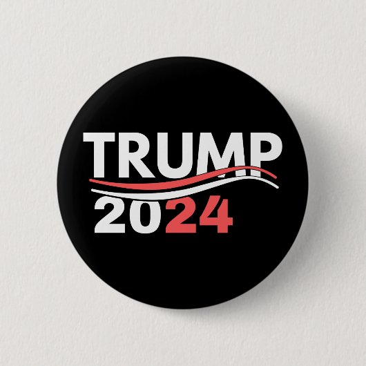 Badge Rond 5 Cm Trump 2024 (Devant)