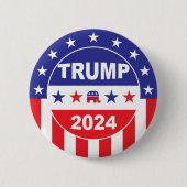 BADGE ROND 5 CM TRUMP 2024 (Devant)
