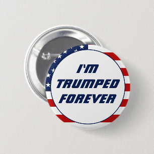 Badge Rond 5 Cm Trump 2024, c'est drôle, j'ai l'impression d'être 