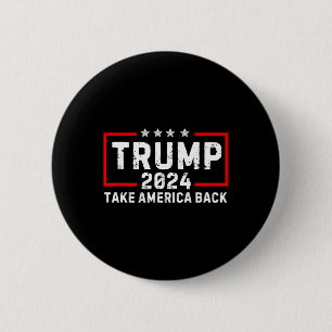 Badge Rond 5 Cm Trump 2024 - Retour des élections américaines - re