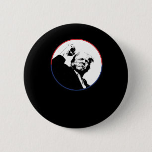 Badge Rond 5 Cm Trump 2024 Trump Rally Trump Ear Donald Trump Pres
