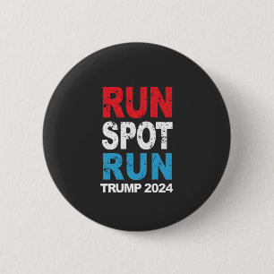 Badge Rond 5 Cm Trump 2024 Trump Vance élection de Run Spot Run Tr