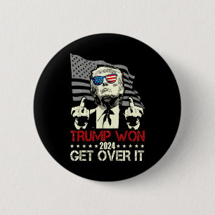 Badge Rond 5 Cm Trump 2024 Victoire Pour Le Président 47 Trump Van