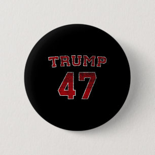 Badge Rond 5 Cm Trump 2025 Élection 47 Victoire Gagne Président In
