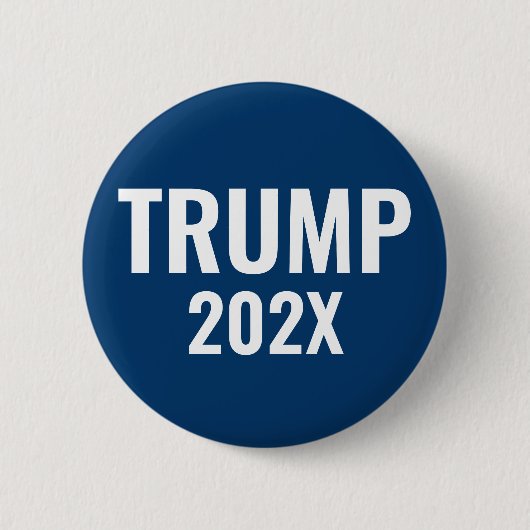 Badge Rond 5 Cm Trump 202X (Devant)
