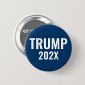 Badge Rond 5 Cm Trump 202X (Devant & derrière)