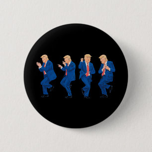 Badge Rond 5 Cm Trump 45 47 Danser Danser Danser Président des Éta
