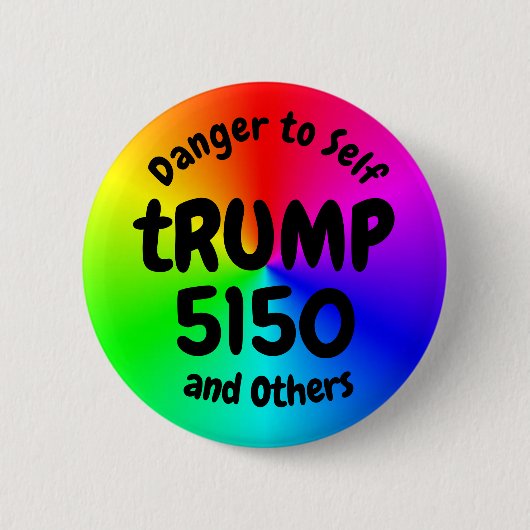 Badge Rond 5 Cm tRUMP 5150 (modifier le texte) (Devant)