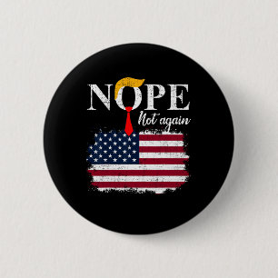 Badge Rond 5 Cm Trump 5 n'est plus drôle