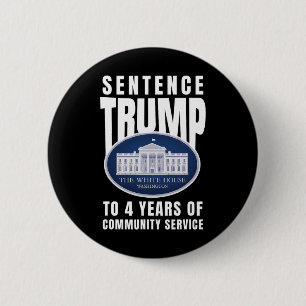 Badge Rond 5 Cm Trump À 4 Ans De Service Communautaire 9