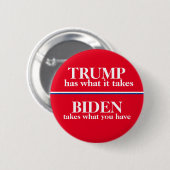 Badge Rond 5 Cm Trump a les moyens (Devant & derrière)