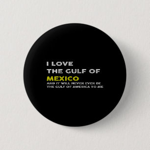 Badge Rond 5 Cm Trump Amérique golfe du Mexique Président Trump go