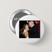 Badge Rond 5 Cm Trump-and-Melania (Devant & derrière)