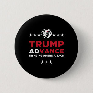 Badge Rond 5 Cm Trump avance Trump Vance candidat républicain à la