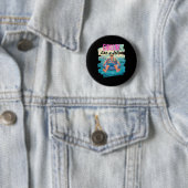 Badge Rond 5 Cm Trump Chillin Comme Un Felon Summer Retro Pool Flo (En situation)