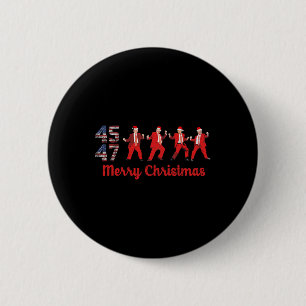 Badge Rond 5 Cm Trump Dance 45 47 Donald Trump Xmas Pajamas Holida