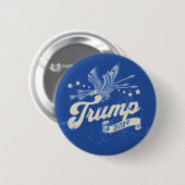 Badge Rond 5 Cm Trump électoral de 2024 (Devant & derrière)