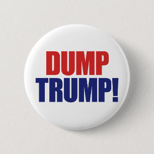 Badge Rond 5 Cm Trump - Empêcher le président Trump
