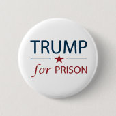 Badge Rond 5 Cm Trump En Prison Contre Trump Slogan Politique Chan (Devant)