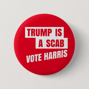 Badge Rond 5 Cm Trump est un fléau pour Trump