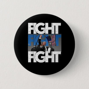 Badge Rond 5 Cm Trump et l'Amérique dans la lutte contre Trump 2