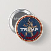 Badge Rond 5 Cm Trump et le président (Devant & derrière)