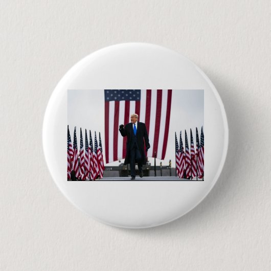 Badge Rond 5 Cm Trump-Flags (Devant)