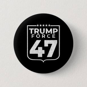 Badge Rond 5 Cm Trump Force 47