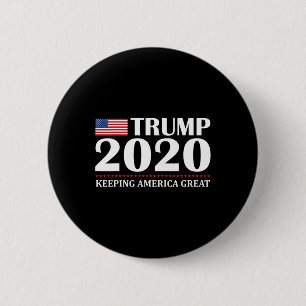 Badge Rond 5 Cm Trump Garde l'Amérique Grande- Drôle Trump